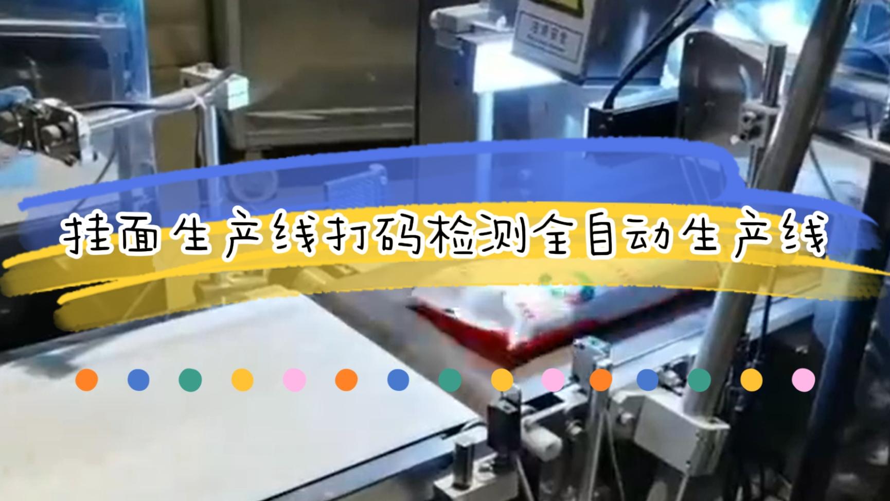 掛面生產(chǎn)流水線，激光日期打碼檢測(cè)全自動(dòng)生產(chǎn)線